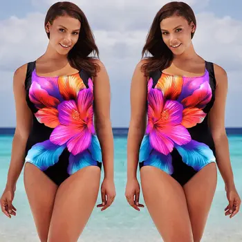 Nauji Karšto Pardavimo Plius Dydžio Seksualus Vasaros Moterims Moteriški maudymosi kostiumėlį Push Up Bikini maudymosi Kostiumėliai Paplūdimio Maudymosi ir Plaukimo Kostiumas X-4XL