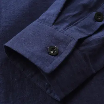 Nauji Marškinėliai Vintage Stiliaus Vyrų Plius Dydis Senovės Siuvinėjimo Nėrinių V-Kaklo, Ilgomis Rankovėmis Mados Viršų