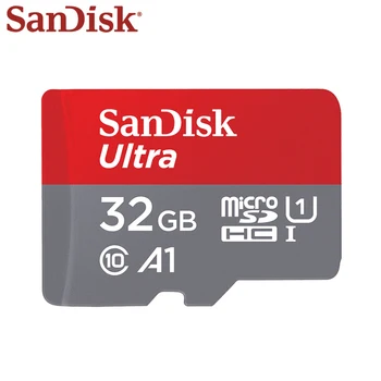 Naujos Originalios SanDisk Ultra Micro SD Kortelės 10 Klasė TF Card 32GB 64GB Iki 120MB/s A1 Atminties Kortelę Samrtphone Table PC