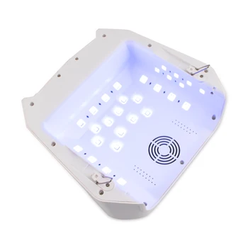 Naujos Įkraunamosios 72W UV LED Lempos Profesionalios Bevielės Lempa Nagų Gelis lenkijos Baltos Šviesos Nagai Džiovintuvas Galingas Manikiūro Lempa
