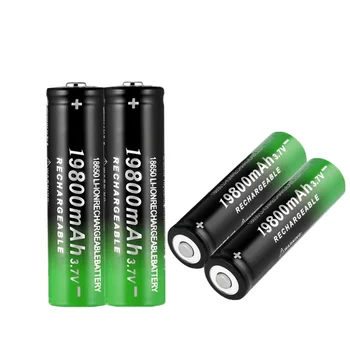 Naujus 18650 Li-Ion baterija 19800mah daugkartinio įkrovimo baterija 3.7 V LED žibintuvėlis žibintuvėlį arba elektroninius prietaisus, batteria