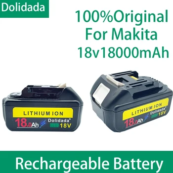 Naują Makita 18V 18000mah 18.0 ah įkraunamas elektrinis įrankis, baterija su LED ličio jonų pakeitimas LXT bl1860b bl1860 bl1850