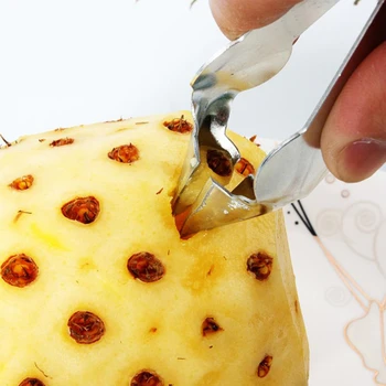 Naujų Kūrybinių Greitai Praktinių Nerūdijančio Plieno Pjovimo Ananasų Akių Skustukas Ananasų Sėklos Valiklis Įrašą Namų Virtuvėje Vaisių Įrankiai