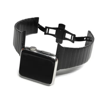 Nerūdijančio Plieno dirželis Apple Watch band Atveju 44mm 40mm 42mm/38mm už iWatch 