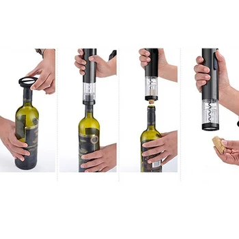 Nešiojamieji Elektriniai Vyno Butelio Atidarytuvas Cutter Kamštienos Valiklis Automatinė Kamščiatraukis