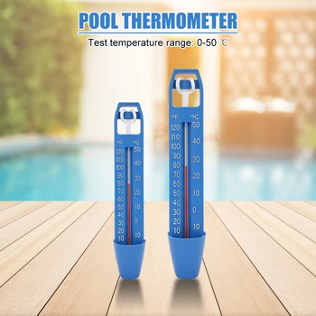 Nešiojamų ABS Plastiko Baseinas Plaukiojantis Termometras Voniai SPA Kubilas Tvenkinių Vandens Temperatūros Matavimo Skaitiklis