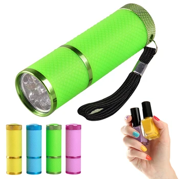 Nešiojamų Mini Nagų Džiovintuvas LED Lempa, Gelio Nagų Šviesos UV Nagų lako Džiovintuvas Žibintuvėlį, Fakelą, Nagų Dailės, Manikiūro Įrankiai
