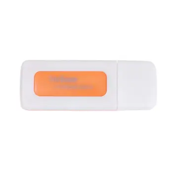 Nešiojamų Mini USB2.0 4 Kortelių Lizdai Smart Card Reader SD/MMC TF, MS M2 Kortelių Skaitytuvas