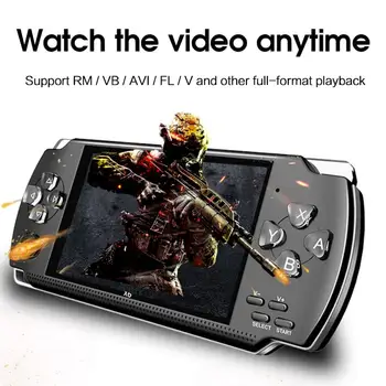 Nešiojamų Žaidimų Konsolės Built-in 10000 Žaidimai, 8GB 4.3 Colių Nešiojamą Žaidimų Žaidėjas MP3 MP4 MP5 Player, Vaizdo Kamera, X6 Vaikams Dovanos