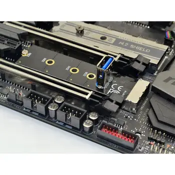 NGFF M. 2 USB 3.0 Perdavimo Kortelės Extender M2 USB3.0 Adapteris Keitiklis PCI-E Riser Card Grafika GPU Kasybos Miner