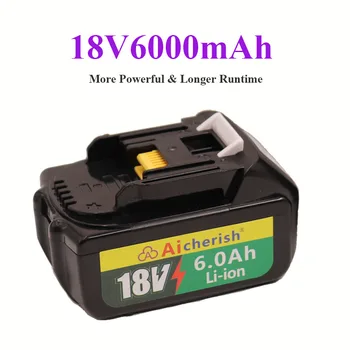 Nieuwste Verbeterde BL1860 Oplaadbare Batterij 18V 6Ah Ličio Jonų Voor Makita 18V Batterij BL1840 BL1850 DC18RC BL1860B lxt400
