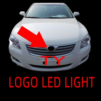 NORĖDAMI 4D Priekiniai Galiniai Automobilių LED Emblema Lengvojo Automobilio Logotipas Ženklelis RAV4 REIZ PRADO 
