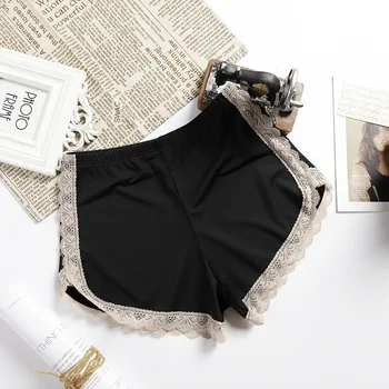 Nėriniai Moterų Saugos Šortai, Kelnės, Šortai Pagal Sijonas Vasaros Moterų Kelnės Komfortą Boxer Kelnaitės Besiūliai Apatiniai Sleepwear