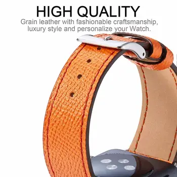 Odinis dirželis, Apple Watch band 44mm/40mm iWatch juosta 42mm 38mm Aukštos kokybės Tekstūra apyrankė 