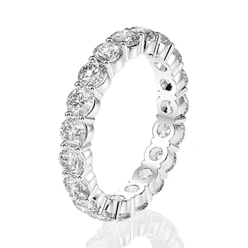 OEVAS 925 Sterlingas Sidabro Putojantis 8*9 MM Aukštos Anglies Diamond Vestuvių Žiedai Moterų Šalies Smulkių Papuošalų Rinkiniai Jubiliejų