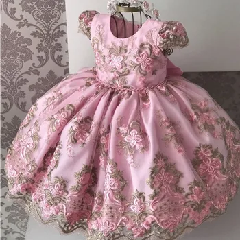 Oficialus Baby Girl Birthday Party Dress 2021 Krikštynos, Dydis 6 7 8 Vaikų Drabužių Kamuolys Princesė, Vaikams, Suknelės Mergaičių Drabužiai