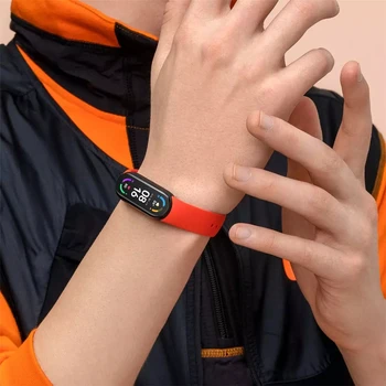 Oficialus Originalus Silikoninis Dirželis Xiaomi MI Juosta 6 Apyrankės Pakeitimo Apyrankė MI Juosta 6 Gumos Watchband Priedai