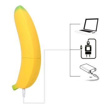 OLO 7 Greičio Dirbtinis Dildo Bananų Vibratorius Vaginos Stimuliatorius Suaugusiųjų Erotinis Sekso Žaislai Moterims, Moteriška Masturbator