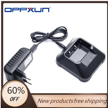 OPPXUN Įkroviklis, Dėklas su Adapteriu+ Įkroviklio Kabelį Baofeng UV-3R+ Plius
