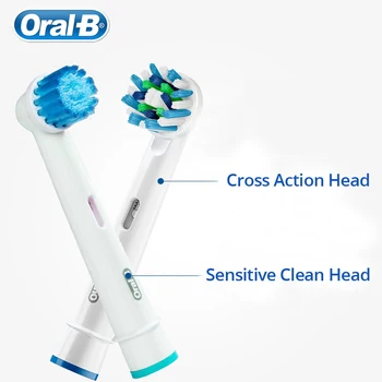 Oral-B Sonic Elektrinio dantų šepetėlį Pro600 3D Gylio Dual Valymas 2 Minučių Laikmatį, Suaugusiųjų Dantų gydymas, Dantų Šepetėliu Du Pakeitimo Vadovai