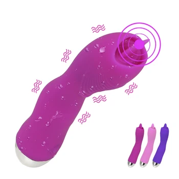 Oralinis Seksas, Vibratorius, Sekso Žaislai, skirtas Moters Klitorio Stimuliatorius 12 Dažnio Masturbator Lyžis Liežuvio Vibratorius Clit Blowjob Įmova