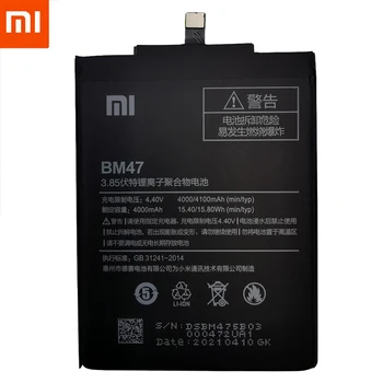 Originalią Bateriją Už Xiaomi Redmi Hongmi 4A 5A 3S 3X 3 pro 5 Plius Mi5 M5 Pastaba 3 4 5 4X 6 Pastaba Pro 7 Pro Bateria