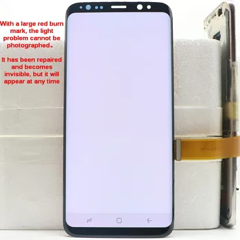 Originalus AMOLED skystųjų kristalų (LCD Samsung Galaxy S8 Ekranas G950 G950F SM-G950FN SM-G950F/DS LCD Ekranas Jutiklinis Ekranas skaitmeninis keitiklis Asamblėja