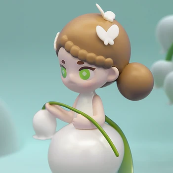 Originalus Mina Elf Garden Serijos Blind Lauke Žaislas Statulėlės Atsitiktiniai Mielas Anime Simbolių Dovana Nemokamas Pristatymas Lauke Siurprizas