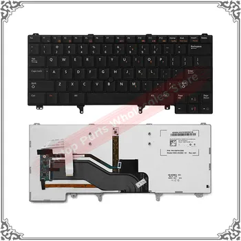 Originalus MUMS Klaviatūra Dell Latitude E6320 E6330 E6420 E6430 E6440 E5420 E5430 su Apšvietimu+Rodyklė Klaviatūros Pakeitimas