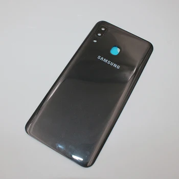 Originalus Samsung A30 Atgal Baterijos, Korpuso Dangčio Remontas Dalis Galinių Durelių Atveju Pakeitimas +Fotoaparato Objektyvas Su Lipdukai Galaxy A30