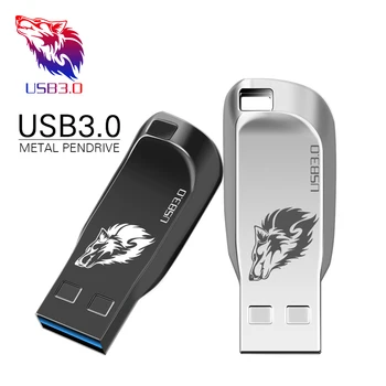 Originalus USB Flash Diskas 128GB 64GB 32GB 16GB Pen Ratai Pendrive USB 3.0 Flash Drive, Memory stick, USB 