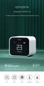 Oro Detektorius Lite KD2.5 Oro Kokybei Stebėti Namų Daugiafunkcinis Monitorius su Mi Home APP Kontrolės Apple Homekit