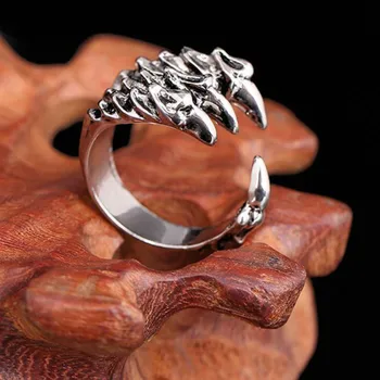 OTOKY Žiedas sidabro žiedas Vyrams Ir Moterims žiedai, moterų, prabangos Punk 