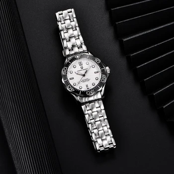 PAGANI DIZAINO 2021 Naujų atnaujinti vyriški Mechaniniai Rankiniai laikrodžiai prekės prabangus automatinis laikrodis vyrams NH35 200M Nardymo laikrodis Reloj Hombre