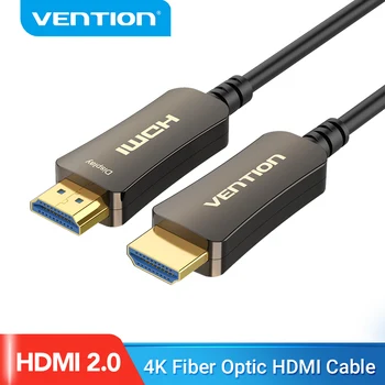 Paj HDMI Optinio Pluošto Kabelio 4K/60Hz HDMI 2.0 Male Vyrų Garso Kabelio Jungiklis Splitter Smart Box Projektorius HDMI Kabelis