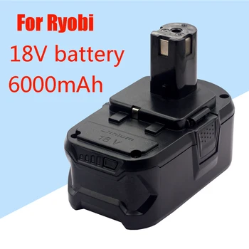 Pakeisti Ryobi ONE18V Wireless Power Tool BPL1820 P108 P109 P106 RB18L50 RB18L40 Ličio Jonų Bateriją, 6000mAh
