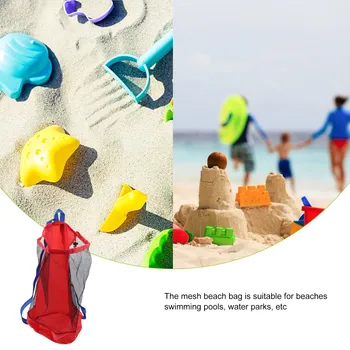 Paplūdimio Žaislų Saugojimo Net Maišą Patvarus Vaikų Žaislas Kuprinė Vaikų Paplūdimio Žaislų Saugojimo Krepšys Drabužius, Rankšluostį Paplūdimyje Ju Maišelį Paplūdimio Įrankis