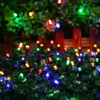 Pasakų Žibintai 200 LED 20m Prijungti String Žibintai Nuotolinis Valdymas Laikmatis Namo Lauko Atostogų, Kalėdų, Vestuvių Dekoras Styginių Šviesos