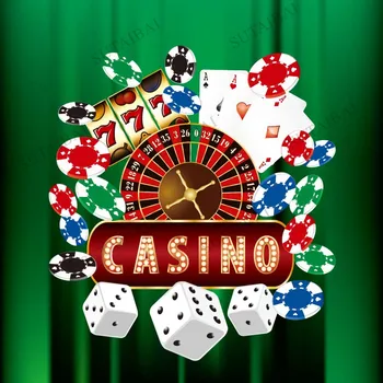 Pasisekė Pokerio Solitaire Kazino Šalis Fone Las Vegase Gimtadienio Sienos Kabinti Užuolaidų Fotografijos Fone, Dekoracijos, Rekvizitas