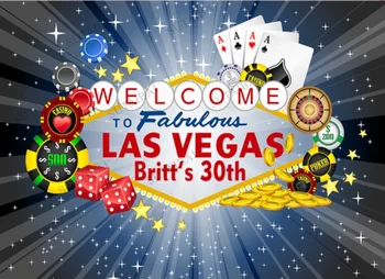 Pasisekė Pokerio Solitaire Kazino Šalis Fone Las Vegase Gimtadienio Sienos Kabinti Užuolaidų Fotografijos Fone, Dekoracijos, Rekvizitas