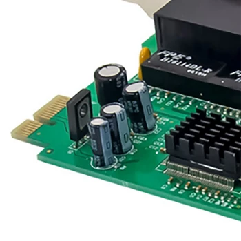 PCI-E X1 IC Plius IP175C 5-Port 10/100 Ethernet Integruota Switch Kortelės siųstuvas-imtuvas PC