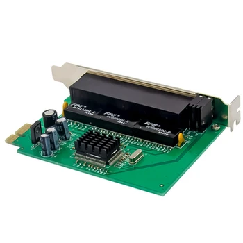 PCI-E X1 IC Plius IP175C 5-Port 10/100 Ethernet Integruota Switch Kortelės siųstuvas-imtuvas PC