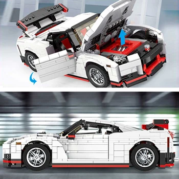 Pelėsių Karalius 13104 Kūrybinę Idėją Serijos Nismo Nissan GTR R35 Suderinama Ss-20518 Bulding Blokai, Plytos, Žaislai, Dovanos Berniukas