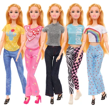 Pigūs 48 Punktas Barbie Lėlės 15 Mados Suknelė, 5 Viršūnės ir Kelnės 18 Priedai 10 Batus 