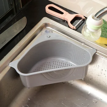 Plastikinių Indų Drainer Dėklas Virtuvės Nutekėjimo Krepšelį Namų Stalčiuko Saugojimo Krepšys Virtuvės Siurbtukas Tipas 2021