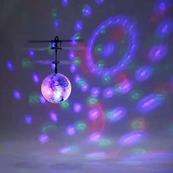 Plaukioja Kamuolys LED Šviesos Vaikas, Skrydžio Kamuolius Elektroninių Spindulių Indukcijos Orlaivių Nuotolinio Valdymo Žaislai Magija Stebėjimo Sraigtasparnis