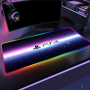 Playstation Pelės Kilimėlis RGB Ps4 Kilimėlis Žaidėjus Priedai LED Anime Pelės Mygtukai Xxl Kawaii Žaidimų Priedai Klaviatūros Kompasas