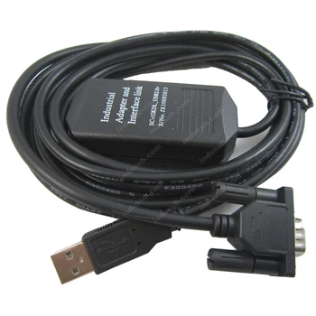 PLC Kabelis USB-PPI S7-200 PLC Programavimo Kabelis PC/PSI Duomenų Programa Konverteris Adapteris, skirtas Win 7/XP + Tvarkyklės CD