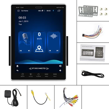 Podofo 9.5 Colių 2 Din RDS Android Automobilio Stereo Imtuvas GPS MP5 Multimedia Player 