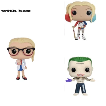 POP NAUJAS DC Comics Savižudžių Būrys & Harley Quinn Joker Dr. Harleen su būda Pav Žaislų Kolekcijos modelis žaislas vaikams